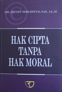 Image of HAK CIPTA DAN HAK MORAL