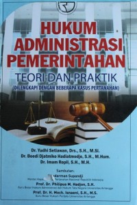 Image of HUKUM ADMINISTRASI PEMERINTAHAN TEORI DAN PRAKTIK