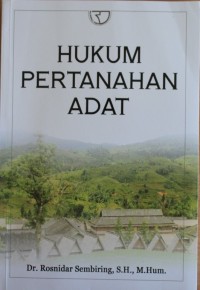 Image of HUKUM PERTANAHAN ADAT