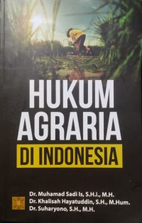 Image of Hukum Agraria di Indonesia