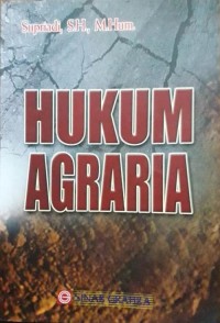 Image of Hukum agraria