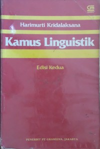 Image of Kamus Linguistik