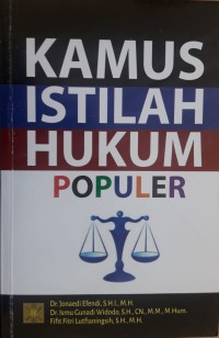 Image of Kamus Istilah Hukum Populer