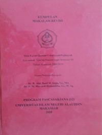 Image of Kumpulan Makalah Revisi Qawaid Ushuliyyah/Fiqhiyyah