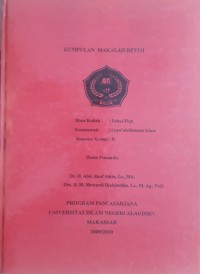 Image of Kumpulan Makalah Revisi : Ushul Fiqh