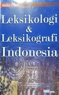 Image of Leksikologi & Leksikografi Indonesia