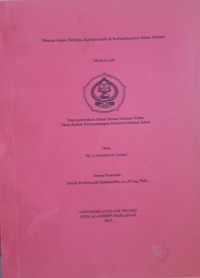 Image of Makalah Hukum Islam : Defenisi, Karakteristik & Kedudukannya dalam Hukum