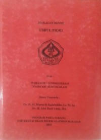 Image of Makalah Revisi : Ushul Fiqhi