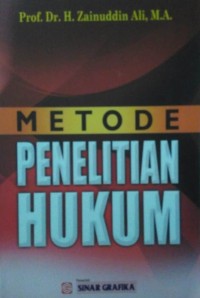 Image of Metode Penelitian Hukum