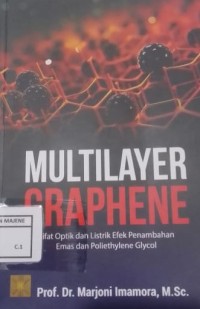 Image of Multilayer Graphene : Sifat Optik dan Listrik Efek Penambahan Emas dan Poliethylene Glycol