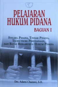 Image of PELAJARAN HUKUM PIDANA BAGIAN 1