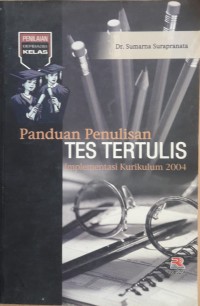 Image of Panduan Penulisan Tes Tertulis Implementasi Kurikulum 2004