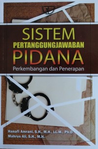 Image of SISTEM PERTANGGUNG JAWABAN PIDANA
