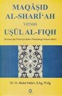 Image of Maqasid Al-Shari'ah versus Usul Al-Fiqh