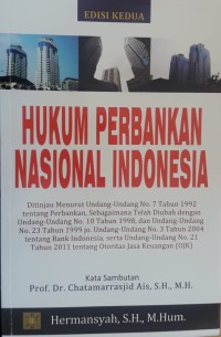 Image of Hukum Perbankan Nasional Indonesia