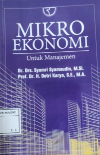 Image of Mikro Ekonomi Untuk Manajemen